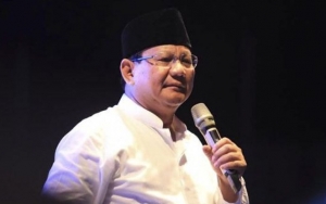 Ikut Acara Kopi Darat, Prabowo Janjikan Kesejahteraan Para Pengemudi Ojek Online