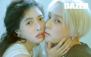 Tak Kalah Mesra dari Foto Instagram, Intip Pose 'Intim' HyunA dan E'Dawn di Pemotretan Majalah