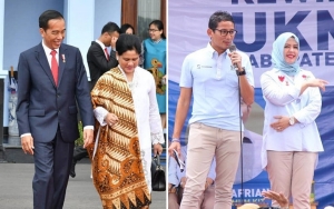 Iriana Jokowi dan Nur Asia Adu Gaya saat Temani Suami di Debat Pilpres 2019, Pilih yang Mana?