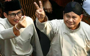  Berpasangan dengan Sandiaga Uno, Prabowo: Untung Saya Dapat Wakil Muda dan Fit