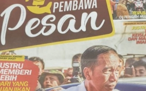 Geger Muncul Tabloid 'Pembawa Pesan' yang Unggulkan Jokowi-Ma'ruf Amin