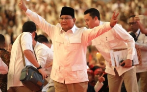 Prabowo Mengaku Terharu dan Bangga Didukung Kelompok Buruh