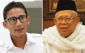 Sandiaga Uno Sebut Tidak Akan Membantah Ucapan Ma'ruf Amin di Debat Pilpres 17 Maret