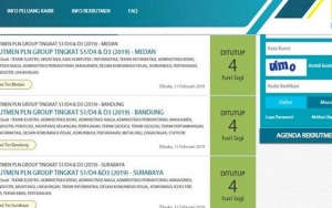 Persyaratan Rekrutmen PLN 2019