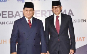 Prabowo Tak Komentari Ma'ruf Amin di Debat Cawapres 2019: Buat Saya Sandiaga yang Hebat