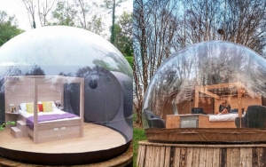 Forest Domes, Finn Lough Resort di Irlandia