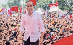 Jokowi Bahas Kuyup Hujan-Hujanan saat Kampanye di Tegal: Saya Ingin dapat 75%