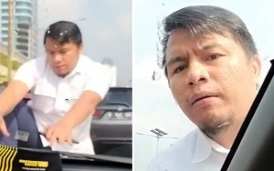 Polisi Tangkap Pengemudi Arogan yang Ngamuk dan Naik ke Kap Mobil di Jalan Tol Pancoran
