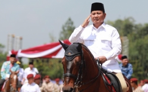 Prabowo Batal Naik Kuda ke TPS Sebab Takut Wartawan, Akui Yakin Menang 63%