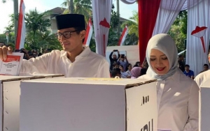 Jokowi-Ma'ruf Berhasil Menang di TPS Sandiaga Uno