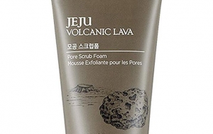 The Face Shop Jeju Volcanic Lava Pore Scrub Foam Rp 190 Ribuan