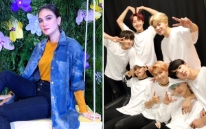 Luna Maya Kegirangan Saat Dapat Kiriman Album BTS, Netter: Obat Patah Hati Paling Mujarab