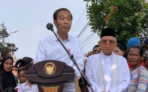 Jokowi Pidato Kemenangan, Janjikan 100 Persen Keadilan Sosial Bagi Seluruh Rakyat