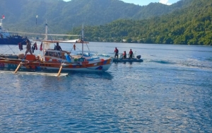 Gondol 125 Kg Tuna, 2 Kapal Illegal Fishing Asal Filipina Ditangkap di Laut Sulawesi