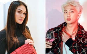 Buktikan Sukses Jadi Fangirl, Luna Maya Girang 'Namanya' Dipakai RM BTS untuk Filter Foto