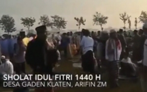 Khatib Khotbah Politik, Jemaah Salat Id di Klaten Bubarkan Diri