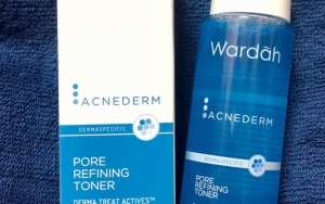 Wardah Pore Tightening Toner dan Acnederm Pore Refining Toner yang Punya Sejumlah Manfaat