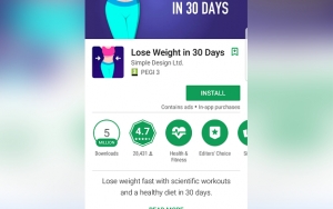 Kamu Sedang Diet? Aplikasi Android Ini Bisa Menurunkan Berat Badan Dalam 30 Hari Loh