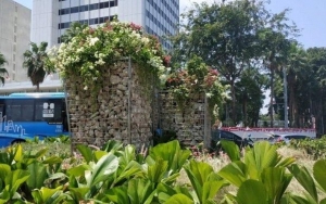 Sambut Gabion, Instalasi Batu Kreasi Pemprov DKI Jakarta Senilai Rp 150 Juta