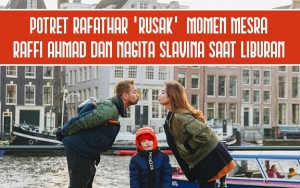 7 Potret Kocak Rafathar 'Rusak' Momen Mesra Raffi Ahmad-Nagita Slavina Saat Liburan, Lawak Banget