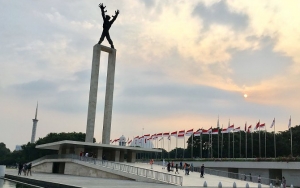 Taman Lapangan Banteng Jadi Salah Satu Lokasi Jogging Favorit Warga Jakarta