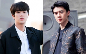 Jin BTS dan Sehun EXO Pakai Setelan Jas Samaan, Netizen Debatkan Siapa Lebih Ganteng