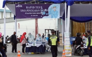Siap Hadapi New Normal, Ratusan Karyawan Aice Lakukan Rapid Test Pasca Libur Lebaran