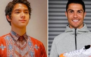 Al Ghazali 'Tempelkan' Wajahnya di Badan Cristiano Ronaldo, Gak Jauh Beda!