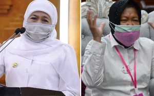 Risma Klaim Surabaya Zona Hijau, Gubernur Khofifah 'Sentil' Dengan Fakta Ini