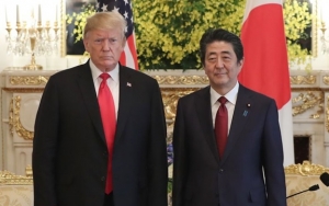Komentari Pengunduran Perdana Menteri Shinzo Abe, Trump Beri Penghormatan