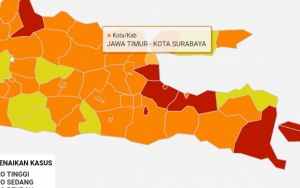 Kabar Baik! Zona Merah di Jatim Tinggal 6 Wilayah, Surabaya Tidak Termasuk