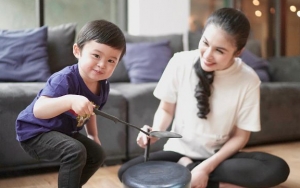 Ekspresi Ngambek Raphael Moeis Putra Sandra Dewi Saat Gagal Main Basket Bikin Gemes