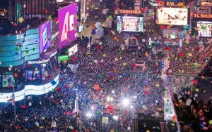 Ada Corona, Pesta Tahun Baru di Times Square Bakal Digelar Virtual