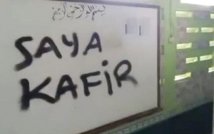 MUI Kutuk Keras Aksi Vandalisme ‘Saya Kafir’ Di Musala Tangerang