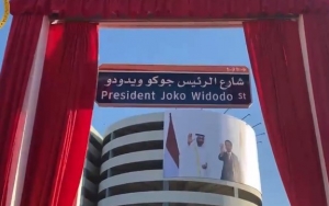 Nama Presiden Joko Widodo Diabadikan Sebagai Jalan di Abu Dhabi