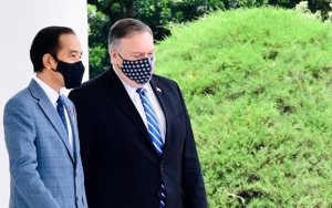 Temui Jokowi, Menlu AS Mike Pompeo Sampaikan Terima Kasih Atas Nama Presiden Donald Trump
