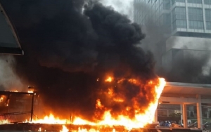 Dirut TransJakarta Lihat Detik-Detik Pembakaran Halte Tosari, Ungkap Pelaku Bukan Bagian Massa Demo