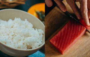 Nasi Tim Ikan Tuna