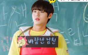 Park Jihoon Asyik Bermain Kipas Mini di Lokasi Syuting 'Love Revolution'