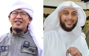 Aa Gym Takjub Usai Melayat Jenazah Syekh Ali Jaber: Wajahnya Bersih dan Tersenyum