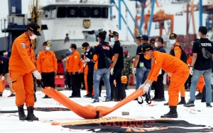 Update Evakuasi Sriwijaya Air: 17 Kantong Berisi ‘Body Part’ Korban Ditemukan