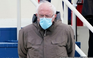 Bernie Sanders Akhirnya Buka Suara Usai Foto Duduknya Di Inagurasi Joe Biden Jadi Meme Viral