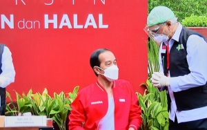 Begini yang Dirasakan Jokowi Pasca Terima Dosis Kedua Vaksin COVID-19