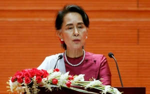 Kondisi Politik Memanas, Pemimpin Myanmar Aung San Suu Kyi Ditahan
