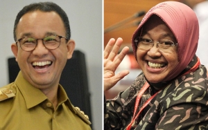 Elektabilitas Selisih 9 Persen di Suvei Cagub DKI, Risma Disebut Bisa Ancam Anies