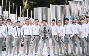 Ditanggung Rizky Billar, Total Harga 17 Pasang Sepatu Branded Para Groomsman Bikin Syok