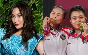 Ayu Dewi Bangga Greysia Polii/Apriyani Rahayu Sabet Emas Olimpiade Tokyo, Soroti Ucapan Komentator 
