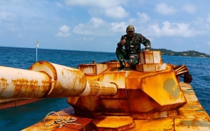Kata TNI AL Soal Benda Mirip Tank yang Ditemukan di Perairan Natuna