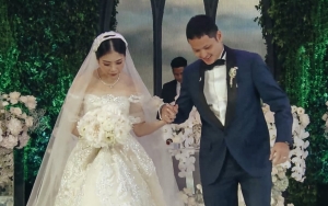 10 Potret Pernikahan Jessica Tanoesoedibjo - Jonathan Natakusuma, Jokowi & Bamsoet Jadi Saksi