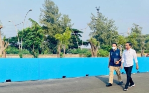 Jokowi Disopiri Anies Tinjau Sirkuit Formula E, Pembangunan Trek Disebut Sudah Selesai 100 Persen